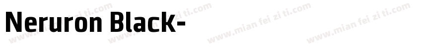 Neruron Black字体转换